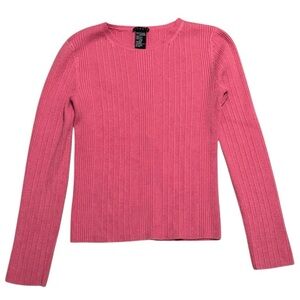 THEORY Pink Sweater Silk Cashmere Size S Soft Party Casual Work‎ Luxury Textured